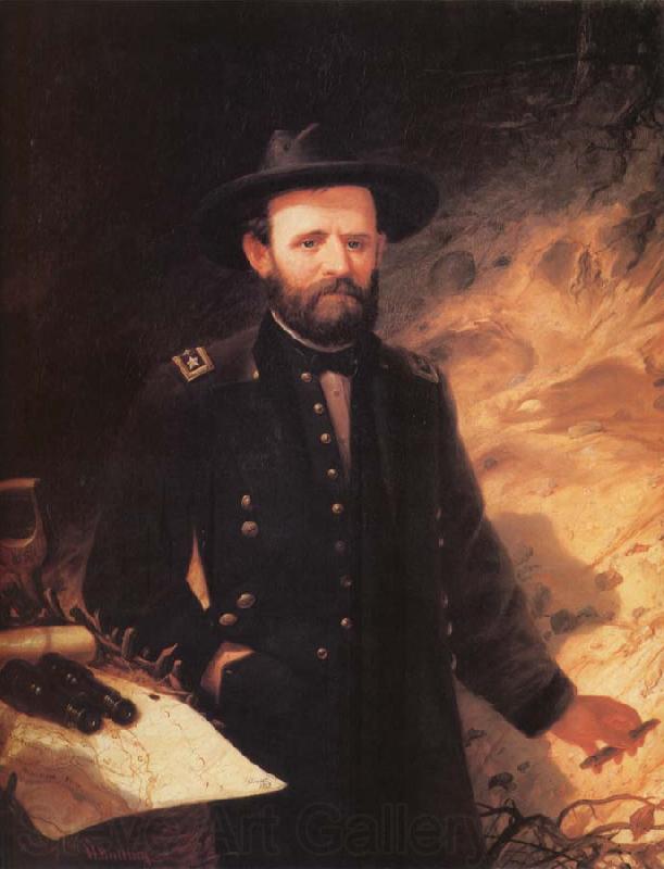 Ole Peter Hansen Balling Ulysses S.Grant Spain oil painting art